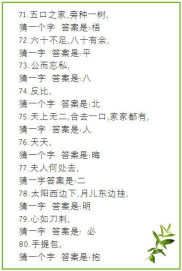 100个谜语,趣味盎然的谜语盛宴
