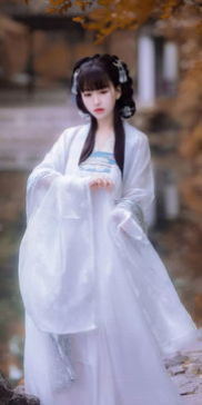 幽冥汉服小姐姐照片,穿越时空的古典美